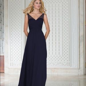 Jasmine Bridal Navy Chifon Bridesmaid Dress